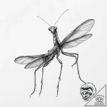 Tattoo sketch praying mantis, tattoo sketch d… – tattoo sketch (№1756014434_0, 24.08.2025 05:47) — tattoovalue.net