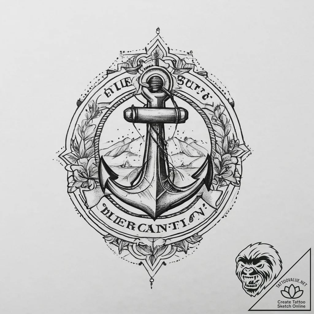 Tattoo sketch a symbolic emotion, artistic ta... - tattoo sketch (№1756015044_0, 24.08.2025 05:57) — tattoovalue.net