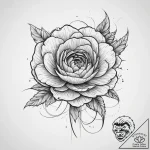 Tattoo sketch ranunculus flower, concept art… – tattoo sketch (№1756016249_0, 24.08.2025 06:17) — tattoovalue.net