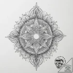 Tattoo sketch cosmic presence, artistic tatto… – tattoo sketch (№1756017066_0, 24.08.2025 06:31) — tattoovalue.net
