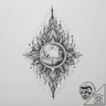 Tattoo sketch cosmic legend, tattoo drawing o… – tattoo sketch (№1756017267_0, 24.08.2025 06:34) — tattoovalue.net