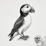 Tattoo sketch puffin, tattoo sketch design, s… – tattoo sketch (№1756017869_0, 24.08.2025 06:44) — tattoovalue.net