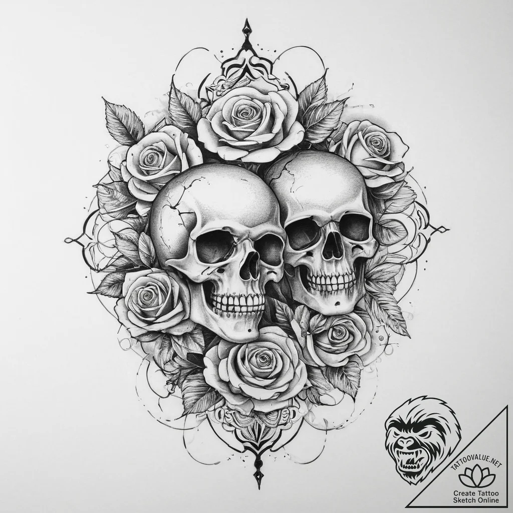Tattoo sketch arcane scroll, tattoo line art,... - tattoo sketch (№1756018884_0, 24.08.2025 07:01) — tattoovalue.net