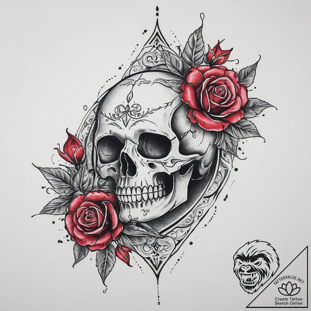 Tattoo sketch sacred ink, tattoo drawing outl... - tattoo sketch (№1756019691_0, 24.08.2025 07:14) — tattoovalue.net