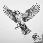 Tattoo sketch falcon, artistic tattoo sketch,… – tattoo sketch (№1756020093_0, 24.08.2025 07:21) — tattoovalue.net