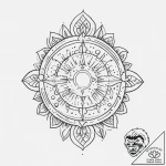 Tattoo sketch cosmic spring, tattoo flash she… – tattoo sketch (№1756021489_0, 24.08.2025 07:44) — tattoovalue.net