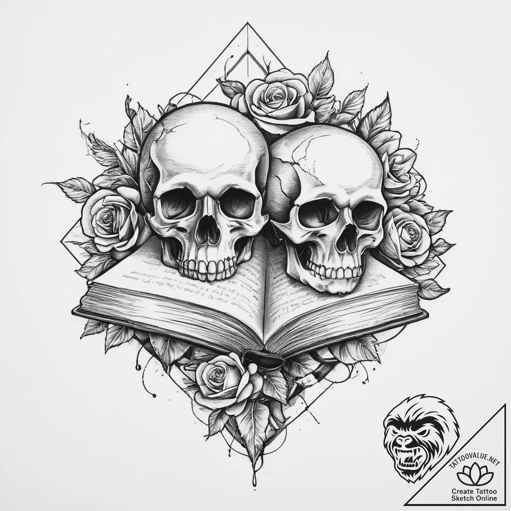 Tattoo sketch hands with a book, tattoo flash... - tattoo sketch (№1756022085_0, 24.08.2025 07:54) — tattoovalue.net