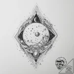 Tattoo sketch cosmic space, tattoo sketch des… – tattoo sketch (№1756027286_0, 24.08.2025 09:21) — tattoovalue.net