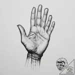 Tattoo sketch hands with a document, tattoo f… – tattoo sketch (№1756028299_0, 24.08.2025 09:38) — tattoovalue.net