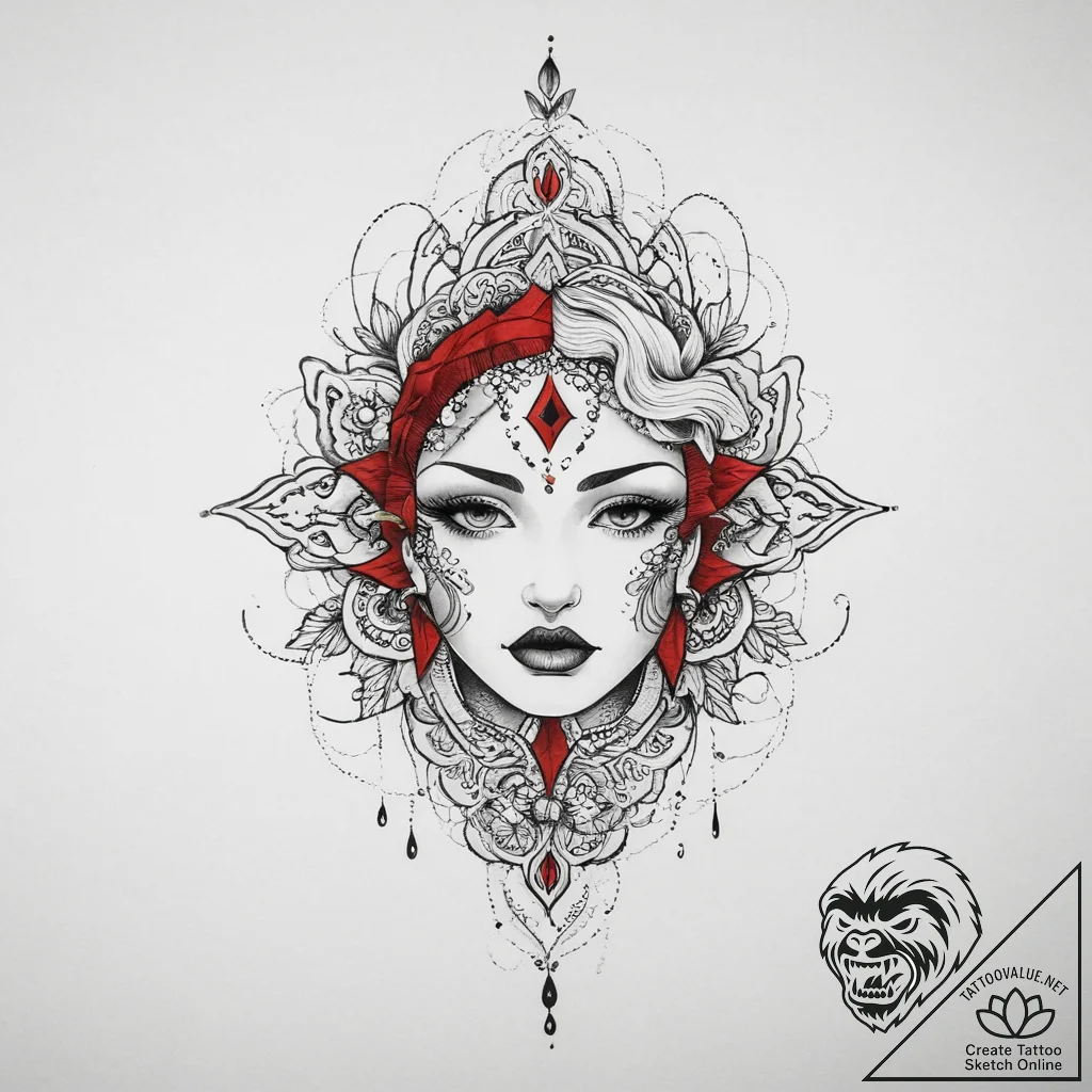 Tattoo sketch water, tattoo flash sheet desig... - tattoo sketch (№1756031316_0, 24.08.2025 10:28) — tattoovalue.net