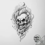 Tattoo sketch element, ink illustration for t… – tattoo sketch (№1756031910_0, 24.08.2025 10:38) — tattoovalue.net