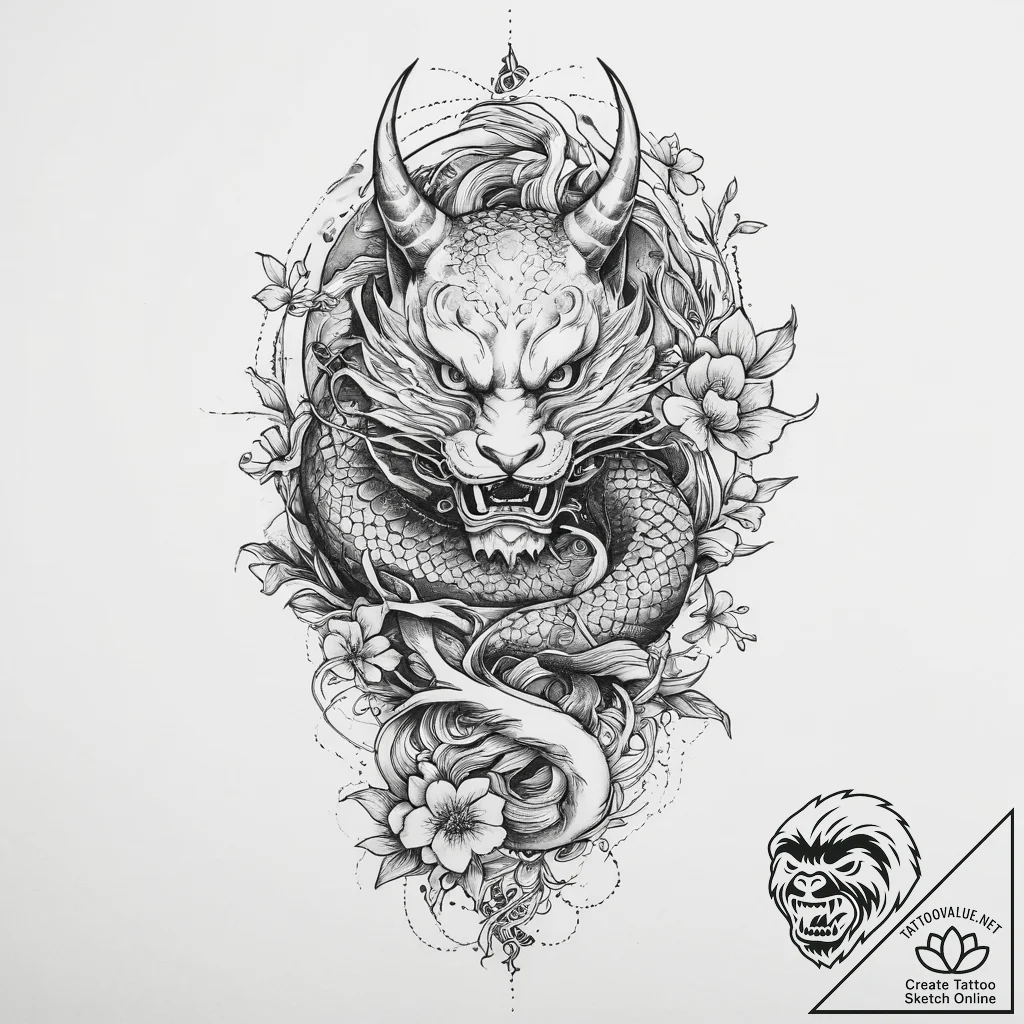 Tattoo sketch teal, tattoo flash sheet design... - tattoo sketch (№1756033740_0, 24.08.2025 11:09) — tattoovalue.net