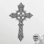 Tattoo sketch ankh cross – tattoo sketch (№1756034743_0, 24.08.2025 11:25) — tattoovalue.net