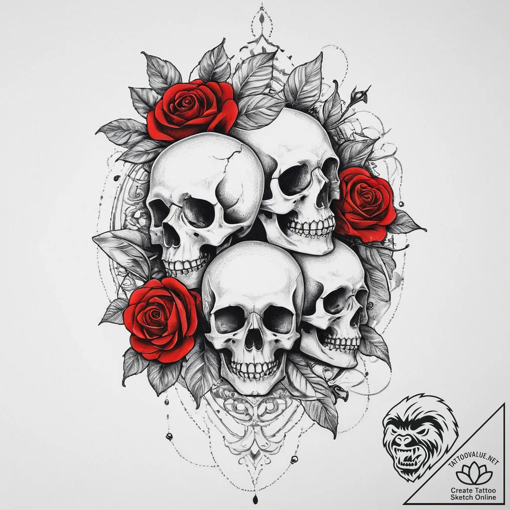 Tattoo sketch garden of eden, ink illustratio... - tattoo sketch (№1756036750_0, 24.08.2025 11:59) — tattoovalue.net
