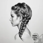 Tattoo sketch braid – tattoo sketch (№1756037146_0, 24.08.2025 12:05) — tattoovalue.net
