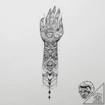 Tattoo sketch arm – tattoo sketch (№1756038135_0, 24.08.2025 12:22) — tattoovalue.net