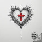 Tattoo sketch heart tattoo, ink illustration… – tattoo sketch (№1756038330_0, 24.08.2025 12:25) — tattoovalue.net
