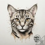 Tattoo sketch bengal cat, tattoo sketch desig… – tattoo sketch (№1756038726_0, 24.08.2025 12:32) — tattoovalue.net