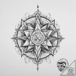 Tattoo sketch hieroglyphic symbol for “fortun… – tattoo sketch (№1756039518_0, 24.08.2025 12:45) — tattoovalue.net