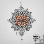 Tattoo sketch orange – tattoo sketch (№1756040709_0, 24.08.2025 13:05) — tattoovalue.net