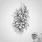 Tattoo sketch fine line tattoo, artistic tatt… – tattoo sketch (№1756041897_0, 24.08.2025 13:24) — tattoovalue.net