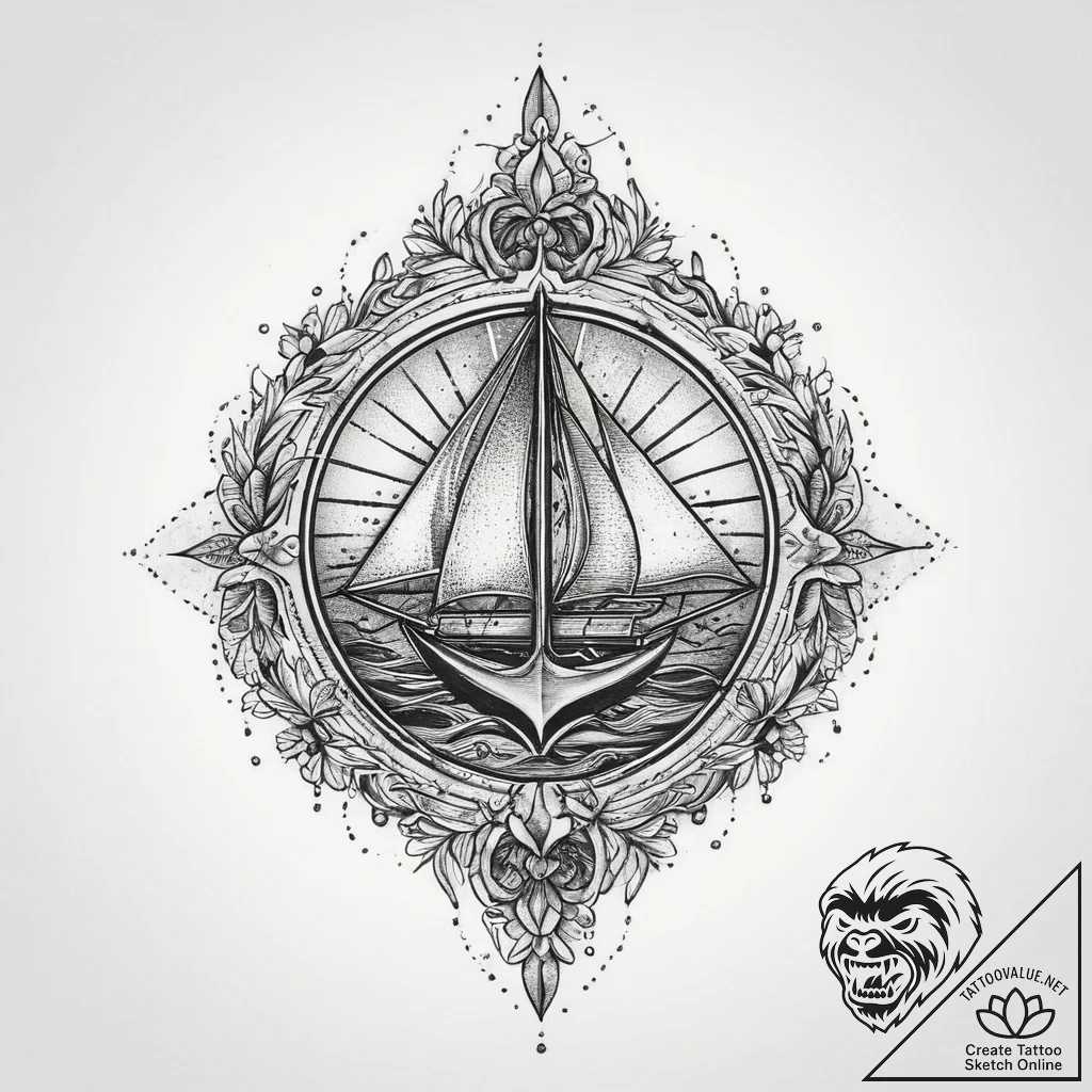 Tattoo sketch crystal, concept art for tattoo... - tattoo sketch (№1756042290_0, 24.08.2025 13:31) — tattoovalue.net