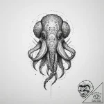 Tattoo sketch cuttlefish, tattoo sketch desig… – tattoo sketch (№1756042488_0, 24.08.2025 13:34) — tattoovalue.net