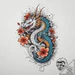 Tattoo sketch blessed spirit, artistic tattoo… – tattoo sketch (№1756044471_0, 24.08.2025 14:07) — tattoovalue.net