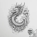 Tattoo sketch feather with a quote, concept a… – tattoo sketch (№1756045263_0, 24.08.2025 14:21) — tattoovalue.net