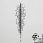 Tattoo sketch safety pin, ink illustration fo… – tattoo sketch (№1756045857_0, 24.08.2025 14:30) — tattoovalue.net