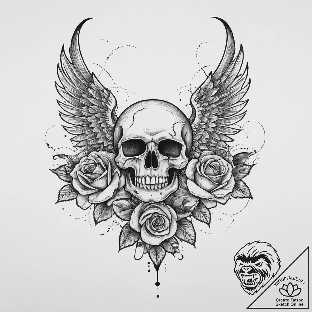 Tattoo sketch sneakers with a wing, tattoo dr... - tattoo sketch (№1756046448_0, 24.08.2025 14:40) — tattoovalue.net