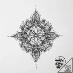 Tattoo sketch blessed, tattoo flash sheet des… – tattoo sketch (№1756047240_0, 24.08.2025 14:54) — tattoovalue.net