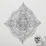 Tattoo sketch sri yantra, tattoo sketch desig… – tattoo sketch (№1756050412_0, 24.08.2025 15:46) — tattoovalue.net