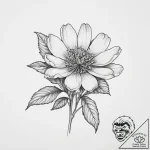 Tattoo sketch valerian flower, artistic tatto… – tattoo sketch (№1756052012_0, 24.08.2025 16:13) — tattoovalue.net
