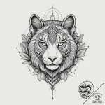 Tattoo sketch nature, ink illustration for ta… – tattoo sketch (№1756054393_0, 24.08.2025 16:53) — tattoovalue.net