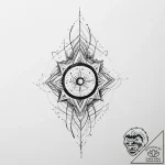 Tattoo sketch cosmic soul, ink illustration f… – tattoo sketch (№1756054787_0, 24.08.2025 16:59) — tattoovalue.net