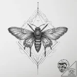 Tattoo sketch flea, tattoo line art, dotwork… – tattoo sketch (№1756057151_0, 24.08.2025 17:39) — tattoovalue.net