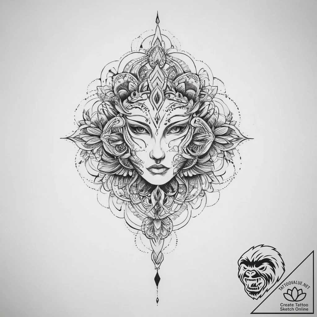 Tattoo sketch riddle - tattoo sketch (№1756059717_0, 24.08.2025 18:21) — tattoovalue.net