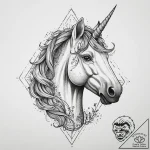 Tattoo sketch unicorn tattoo, artistic tattoo… – tattoo sketch (№1756060316_0, 24.08.2025 18:31) — tattoovalue.net