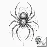 Tattoo sketch brown recluse spider, tattoo li… – tattoo sketch (№1756064937_0, 24.08.2025 19:48) — tattoovalue.net