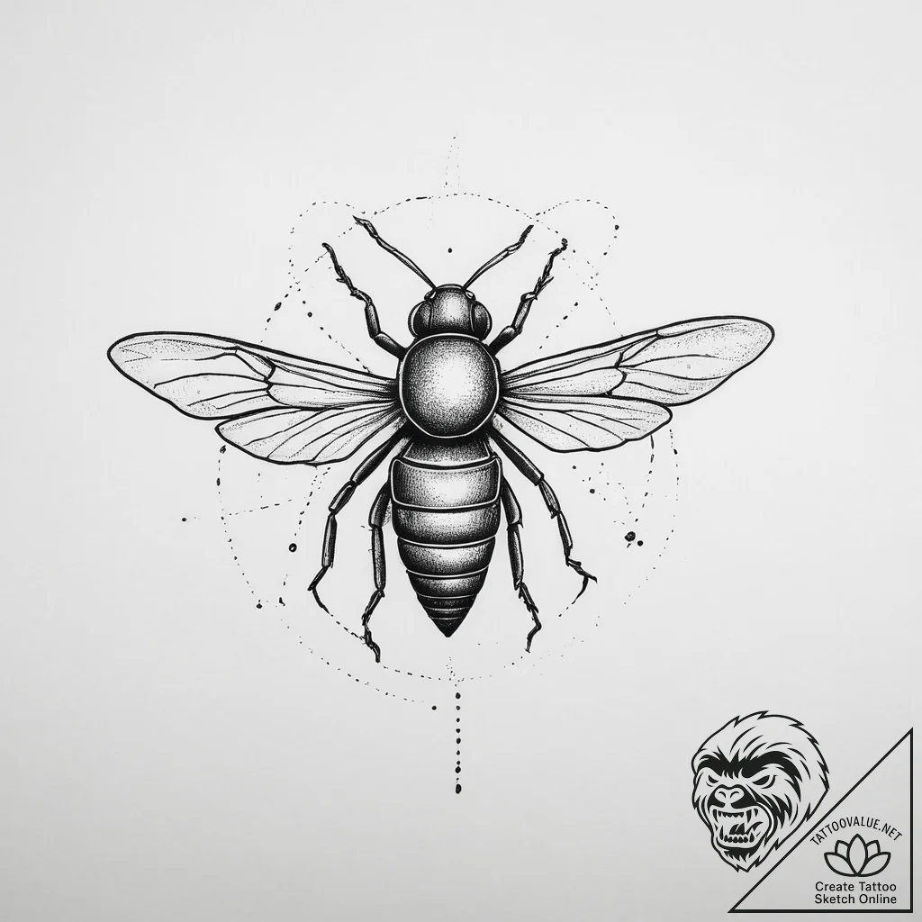 Tattoo sketch glowing fireflies, tattoo drawi... - tattoo sketch (№1756076088_0, 24.08.2025 22:54) — tattoovalue.net