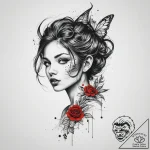 Tattoo sketch fae, tattoo sketch design, mute… – tattoo sketch (№1756076304_0, 24.08.2025 22:58) — tattoovalue.net