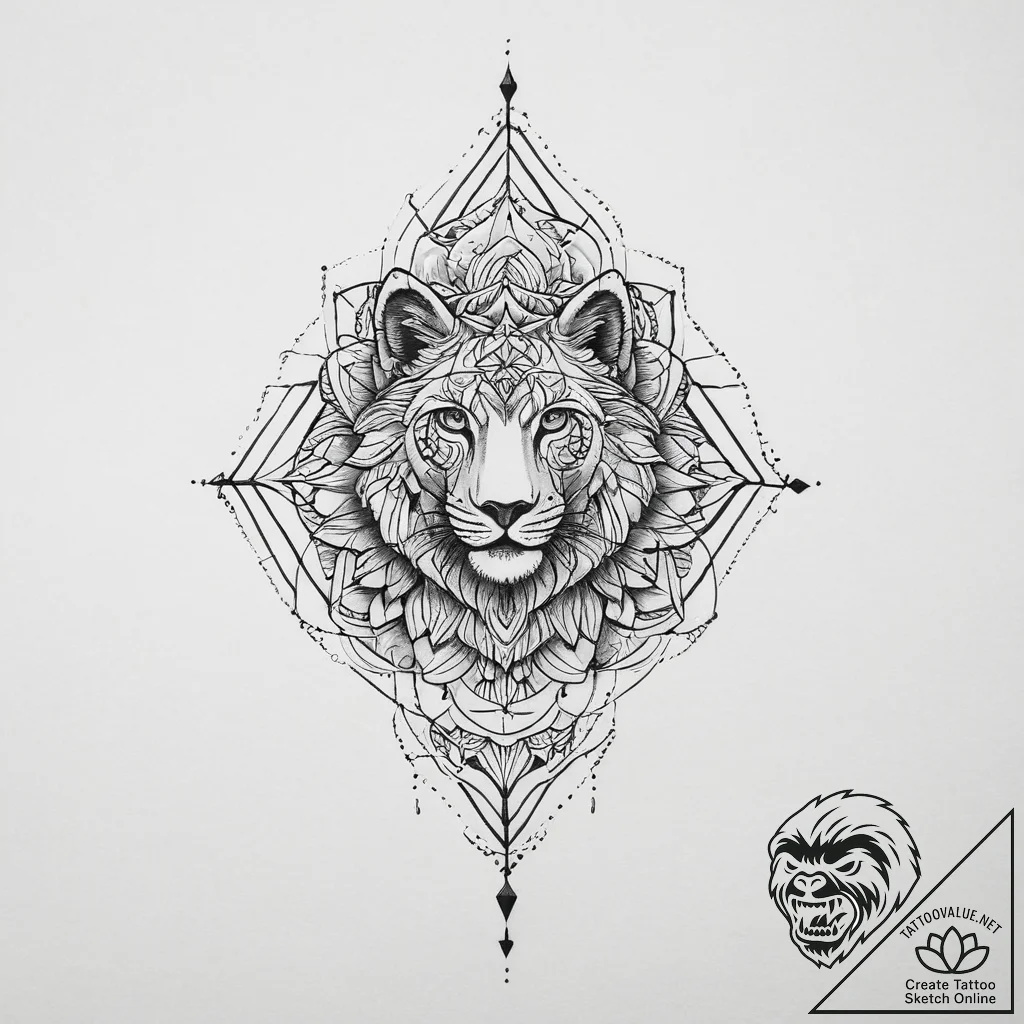 Tattoo sketch graphic геометрические фигуры,... - tattoo sketch (№1756076706_0, 24.08.2025 23:05) — tattoovalue.net