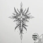 Tattoo sketch wattle, tattoo flash sheet desi… – tattoo sketch (№1756077516_0, 24.08.2025 23:18) — tattoovalue.net