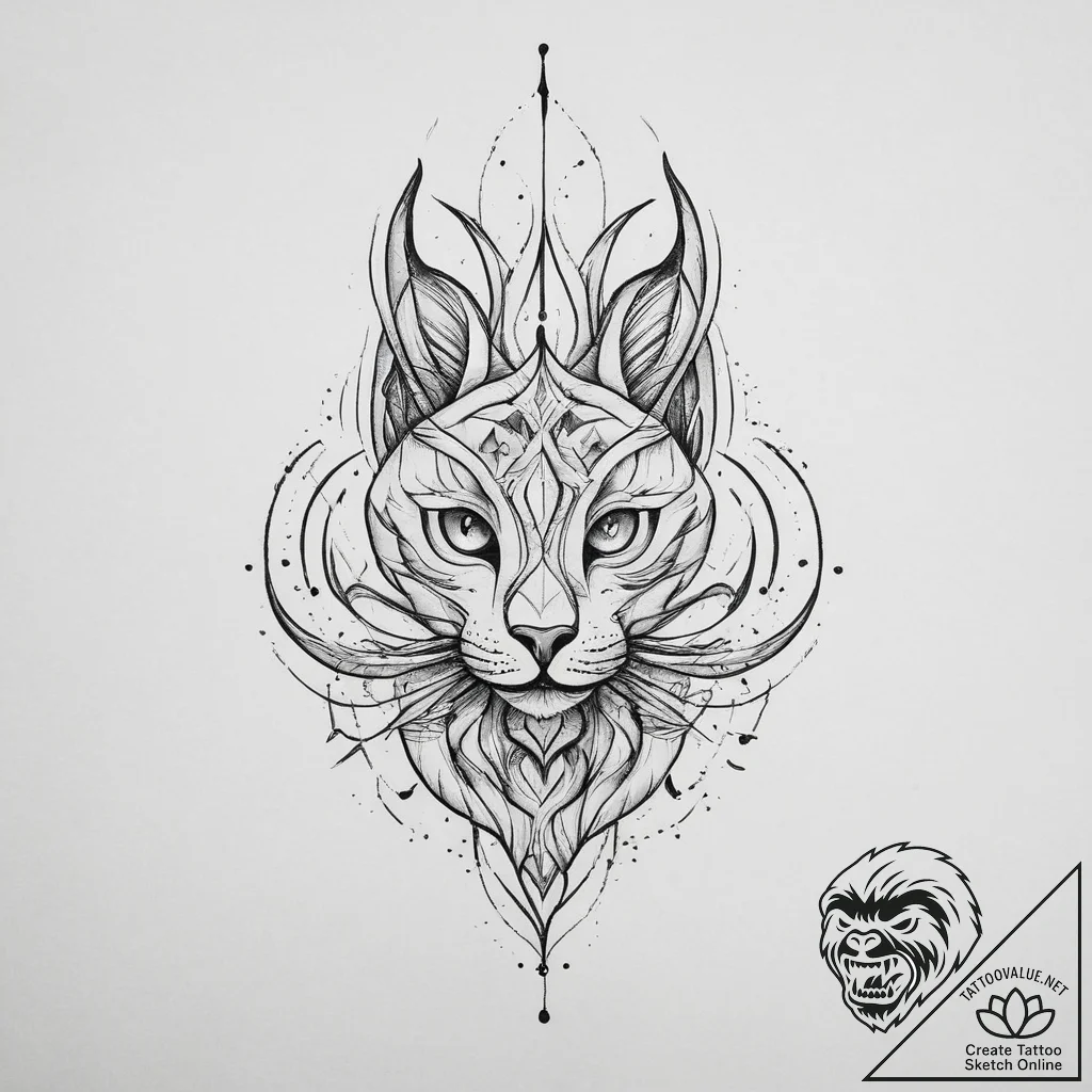 Tattoo sketch expression, concept art for tat... - tattoo sketch (№1756077719_0, 24.08.2025 23:21) — tattoovalue.net