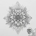 Tattoo sketch embroidery a floral design on f… – tattoo sketch (№1756077916_0, 24.08.2025 23:25) — tattoovalue.net