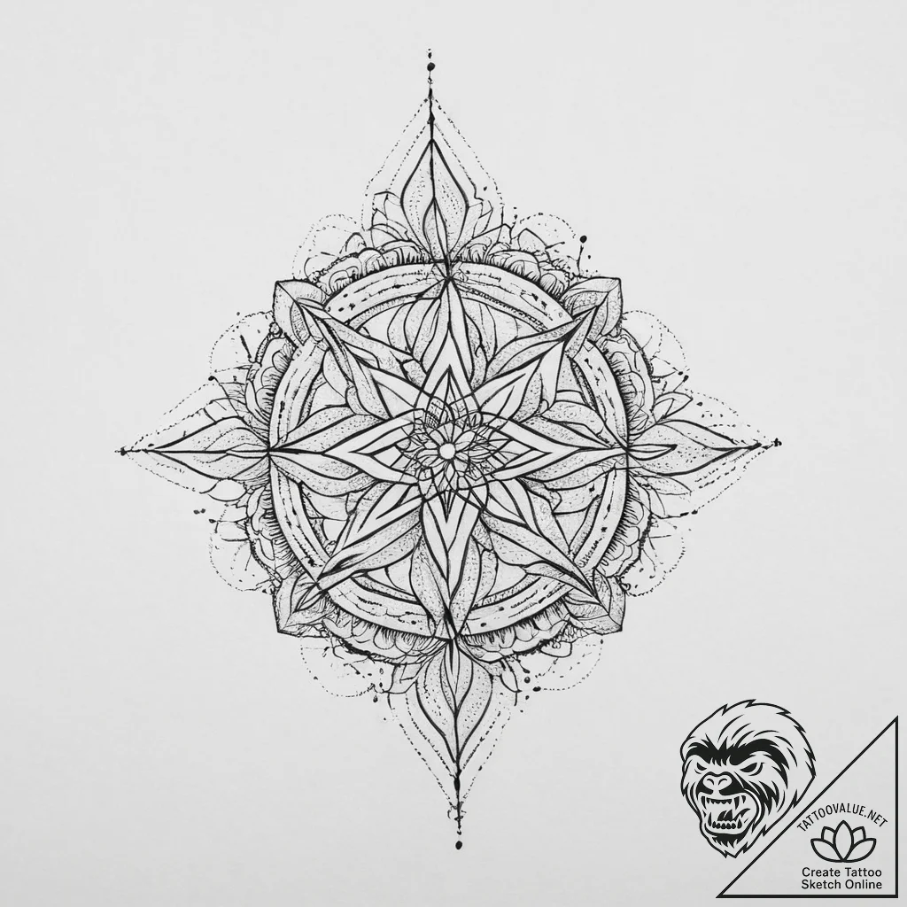 Tattoo sketch spiritual soil, tattoo drawing... - tattoo sketch (№1756078309_0, 24.08.2025 23:31) — tattoovalue.net