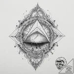 Tattoo sketch cosmic tale, tattoo flash sheet… – tattoo sketch (№1756079120_0, 24.08.2025 23:45) — tattoovalue.net