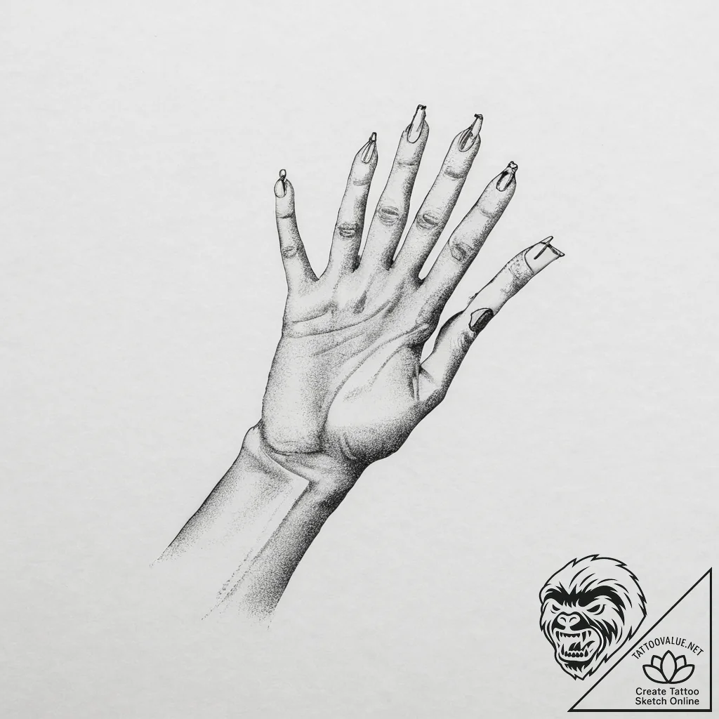 Tattoo sketch hands with a document, tattoo l... - tattoo sketch (№1756081545_0, 25.08.2025 00:25) — tattoovalue.net