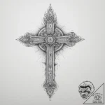 Tattoo sketch cosmic essence, tattoo line art… – tattoo sketch (№1756088139_0, 25.08.2025 02:15) — tattoovalue.net